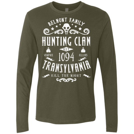 T-Shirts Military Green / Small Hunting Clan Men's Premium Long Sleeve