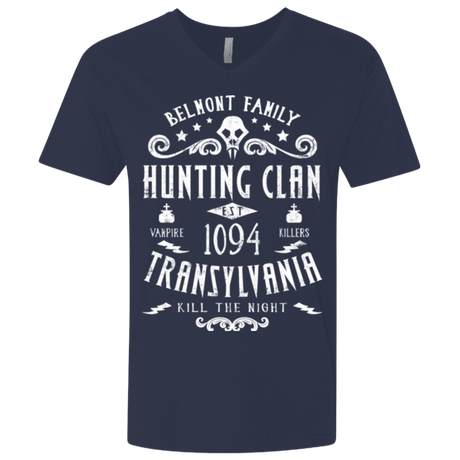 T-Shirts Midnight Navy / X-Small Hunting Clan Men's Premium V-Neck