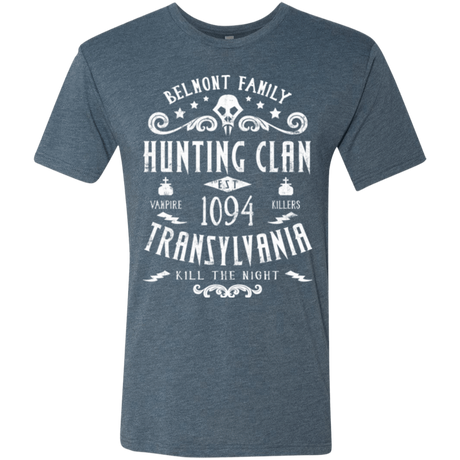 T-Shirts Indigo / Small Hunting Clan Men's Triblend T-Shirt