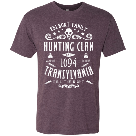 T-Shirts Vintage Purple / Small Hunting Clan Men's Triblend T-Shirt