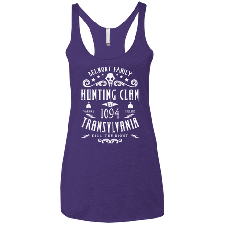 T-Shirts Purple / X-Small Hunting Clan Women's Triblend Racerback Tank