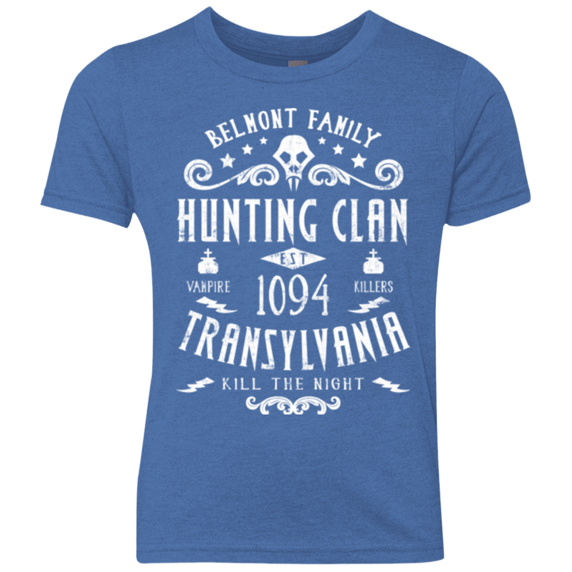 T-Shirts Vintage Royal / YXS Hunting Clan Youth Triblend T-Shirt