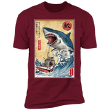 T-Shirts Cardinal / S Hunting the Shark in Japan Men's Premium T-Shirt