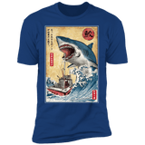 T-Shirts Royal / S Hunting the Shark in Japan Men's Premium T-Shirt