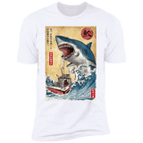 T-Shirts White / S Hunting the Shark in Japan Men's Premium T-Shirt