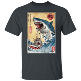 T-Shirts Dark Heather / S Hunting the Shark in Japan T-Shirt