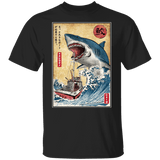 T-Shirts Black / YXS Hunting the Shark in Japan Youth T-Shirt