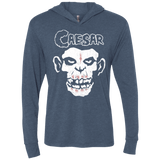 T-Shirts Indigo / X-Small Hybrid Moment Triblend Long Sleeve Hoodie Tee