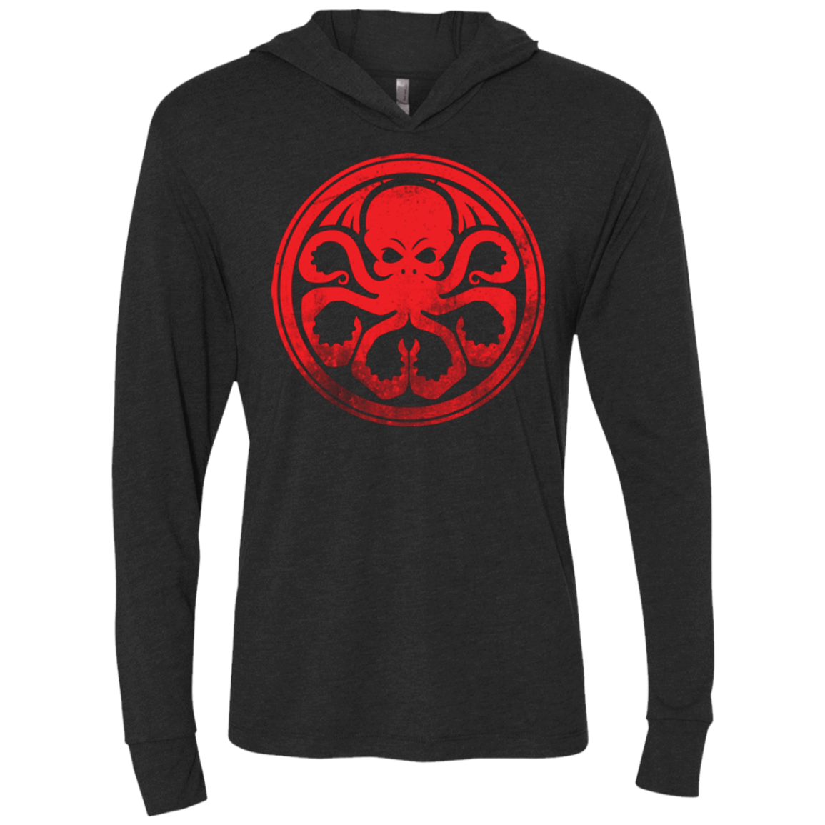 T-Shirts Vintage Black / X-Small Hydrulhu Triblend Long Sleeve Hoodie Tee