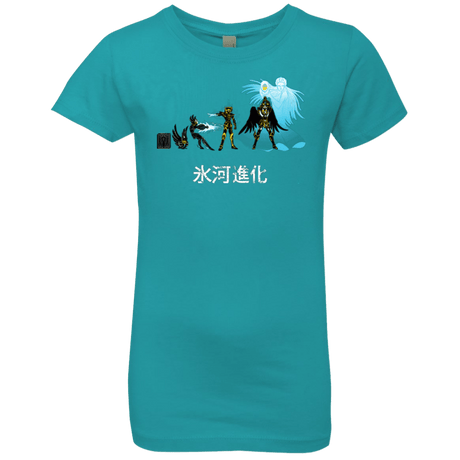 T-Shirts Tahiti Blue / YXS Hyoga Evolution Girls Premium T-Shirt