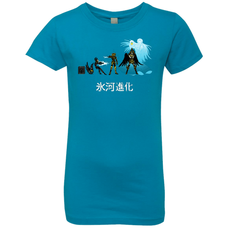 T-Shirts Turquoise / YXS Hyoga Evolution Girls Premium T-Shirt
