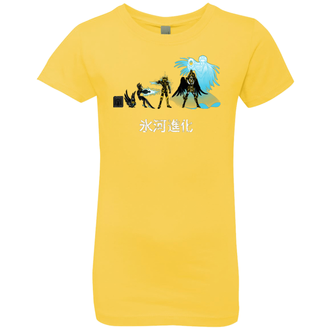 T-Shirts Vibrant Yellow / YXS Hyoga Evolution Girls Premium T-Shirt