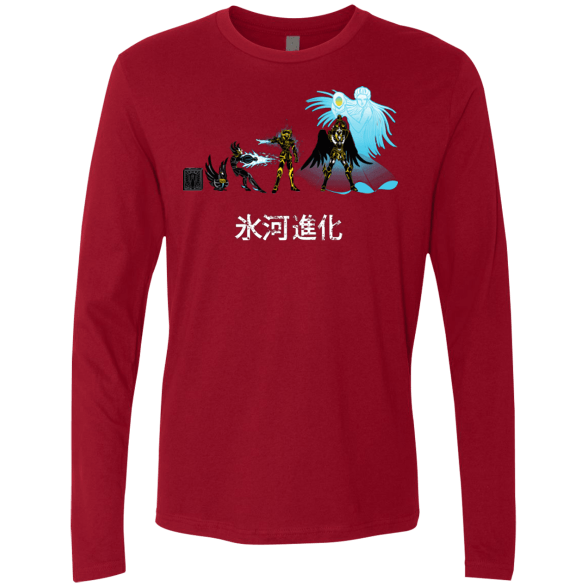 T-Shirts Cardinal / Small Hyoga Evolution Men's Premium Long Sleeve