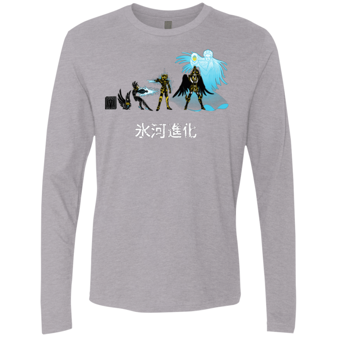 T-Shirts Heather Grey / Small Hyoga Evolution Men's Premium Long Sleeve