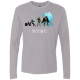 T-Shirts Heather Grey / Small Hyoga Evolution Men's Premium Long Sleeve
