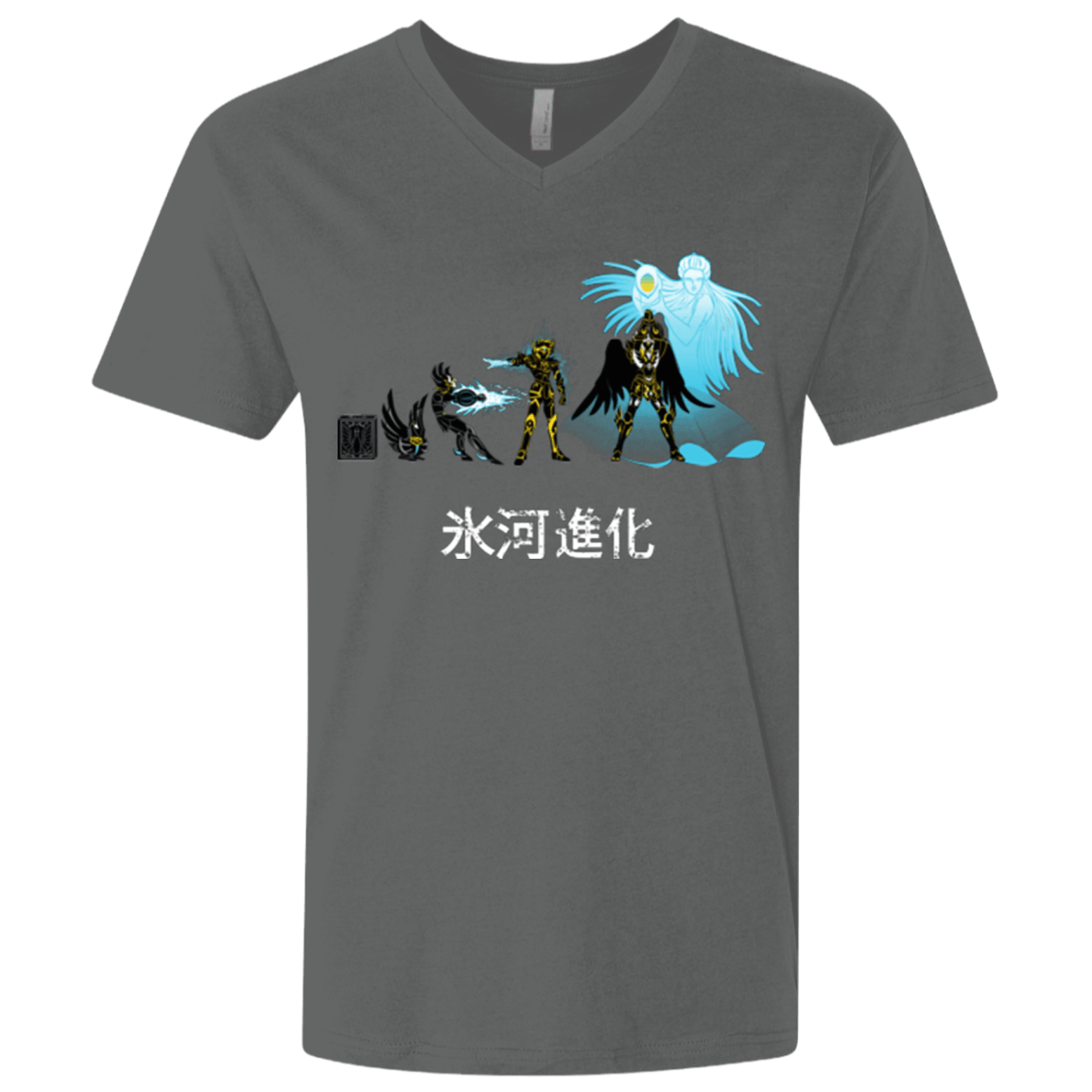 T-Shirts Heavy Metal / X-Small Hyoga Evolution Men's Premium V-Neck