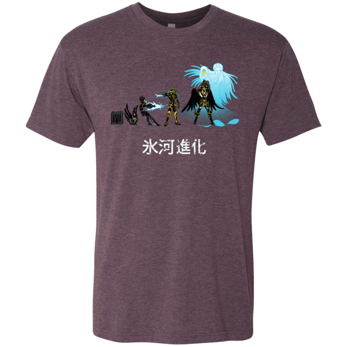 T-Shirts Vintage Purple / Small Hyoga Evolution Men's Triblend T-Shirt