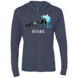 T-Shirts Vintage Navy / X-Small Hyoga Evolution Triblend Long Sleeve Hoodie Tee