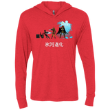 T-Shirts Vintage Red / X-Small Hyoga Evolution Triblend Long Sleeve Hoodie Tee