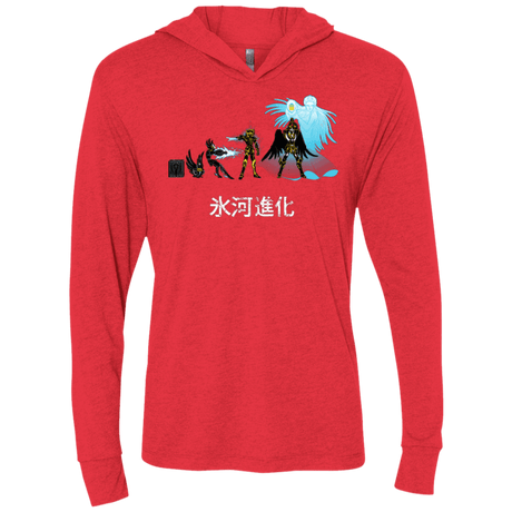 T-Shirts Vintage Red / X-Small Hyoga Evolution Triblend Long Sleeve Hoodie Tee