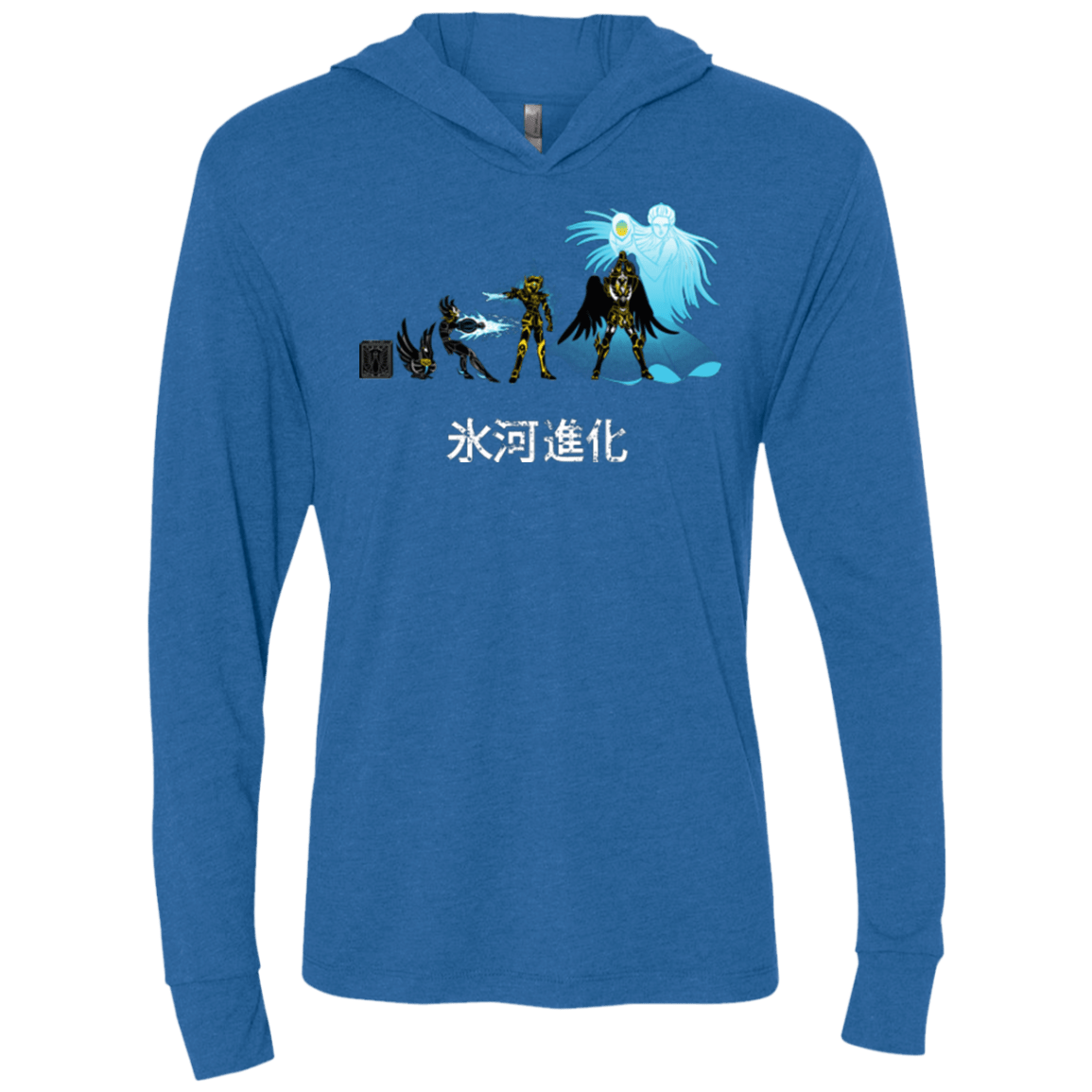 T-Shirts Vintage Royal / X-Small Hyoga Evolution Triblend Long Sleeve Hoodie Tee