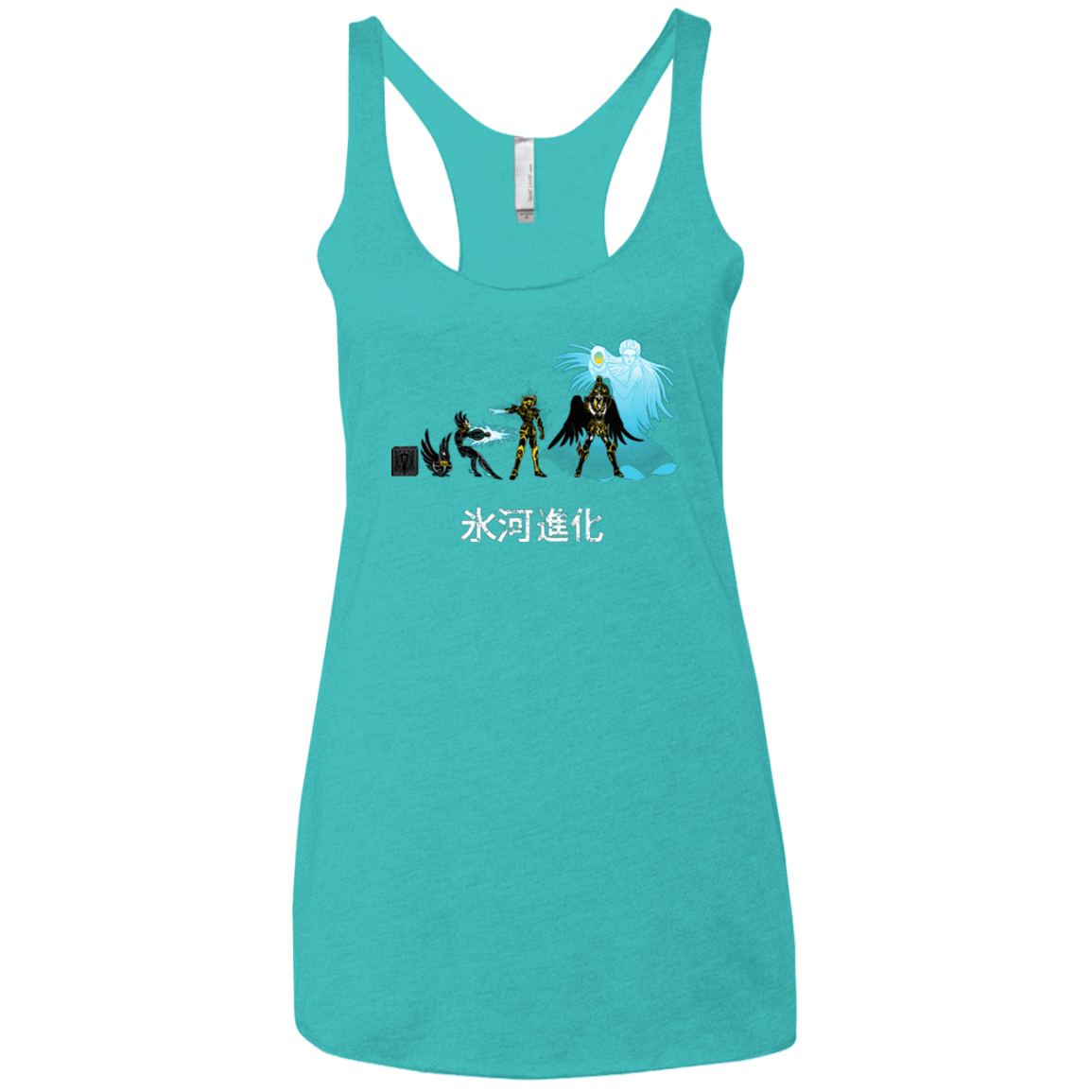 T-Shirts Tahiti Blue / X-Small Hyoga Evolution Women's Triblend Racerback Tank