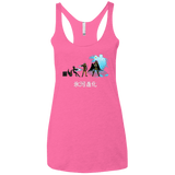 T-Shirts Vintage Pink / X-Small Hyoga Evolution Women's Triblend Racerback Tank