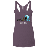 T-Shirts Vintage Purple / X-Small Hyoga Evolution Women's Triblend Racerback Tank