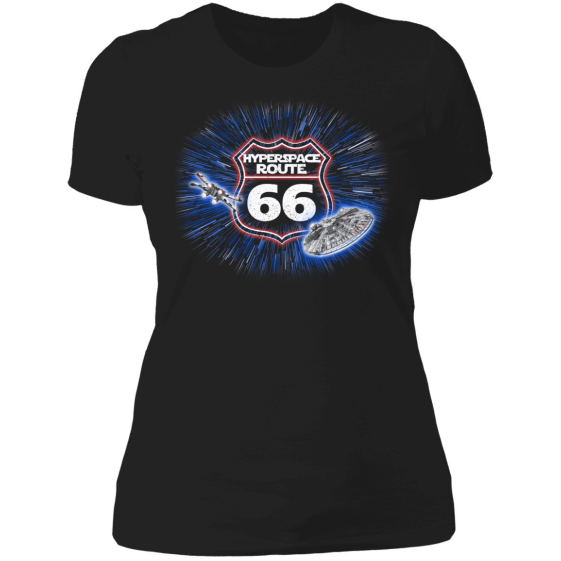 T-Shirts Black / X-Small HYPERSPACE 66 Women's Premium T-Shirt