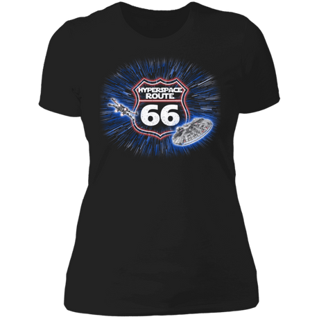 T-Shirts Black / X-Small HYPERSPACE 66 Women's Premium T-Shirt