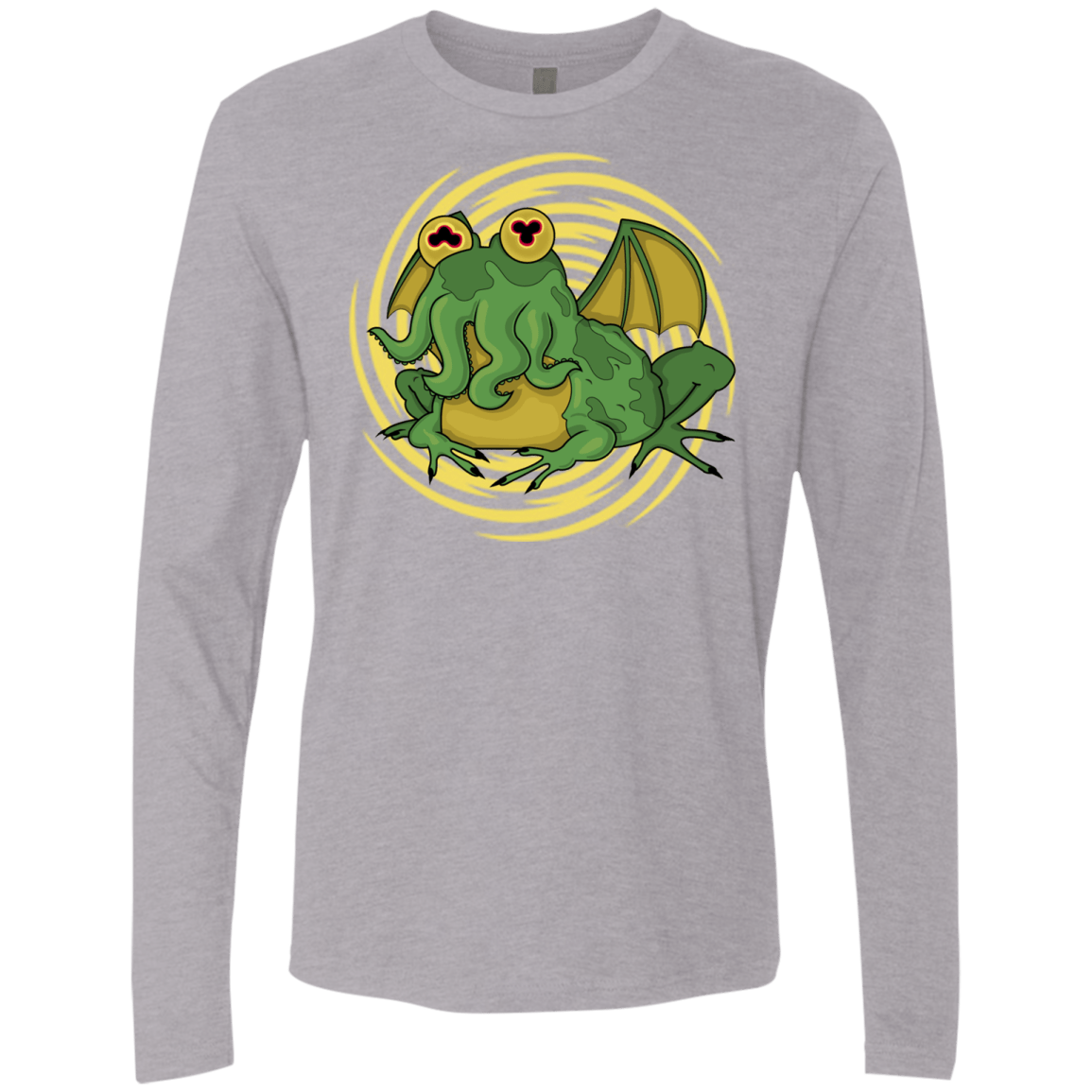 T-Shirts Heather Grey / S Hypnocthulhu Men's Premium Long Sleeve