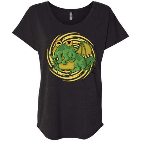 T-Shirts Vintage Black / X-Small Hypnocthulhu Triblend Dolman Sleeve