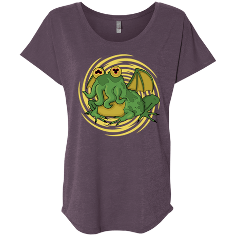 T-Shirts Vintage Purple / X-Small Hypnocthulhu Triblend Dolman Sleeve
