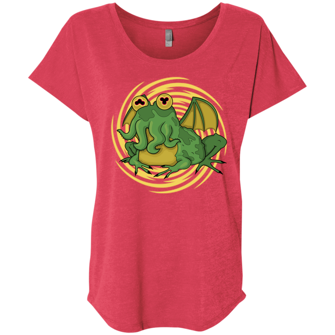 T-Shirts Vintage Red / X-Small Hypnocthulhu Triblend Dolman Sleeve