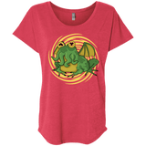 T-Shirts Vintage Red / X-Small Hypnocthulhu Triblend Dolman Sleeve