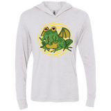 T-Shirts Heather White / X-Small Hypnocthulhu Triblend Long Sleeve Hoodie Tee