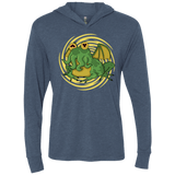 T-Shirts Indigo / X-Small Hypnocthulhu Triblend Long Sleeve Hoodie Tee