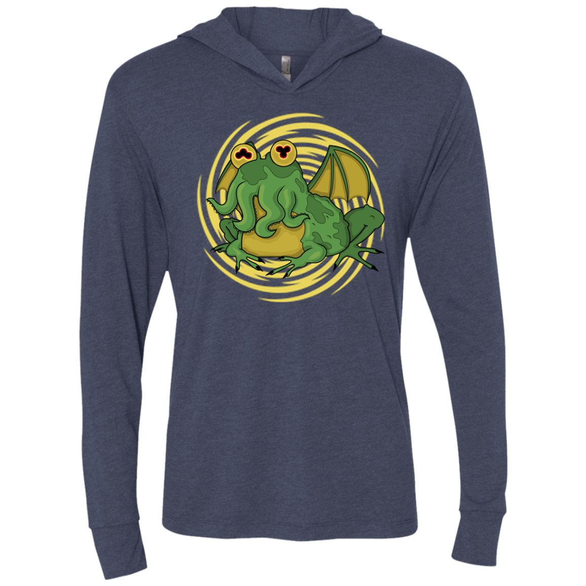 T-Shirts Vintage Navy / X-Small Hypnocthulhu Triblend Long Sleeve Hoodie Tee