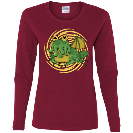 T-Shirts Cardinal / S Hypnocthulhu Women's Long Sleeve T-Shirt