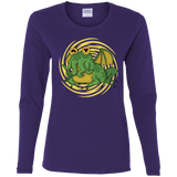 T-Shirts Purple / S Hypnocthulhu Women's Long Sleeve T-Shirt