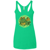 T-Shirts Envy / X-Small Hypnocthulhu Women's Triblend Racerback Tank