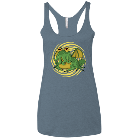 T-Shirts Indigo / X-Small Hypnocthulhu Women's Triblend Racerback Tank