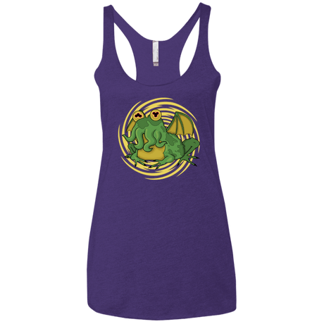 T-Shirts Purple Rush / X-Small Hypnocthulhu Women's Triblend Racerback Tank