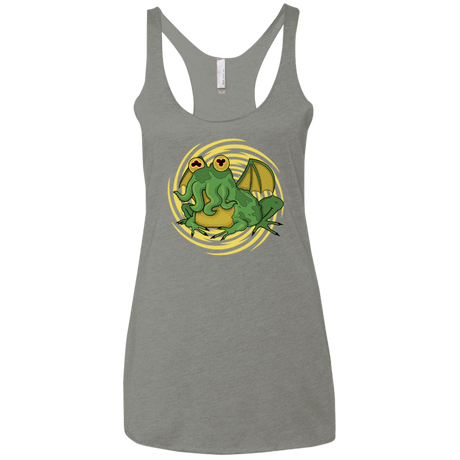 T-Shirts Venetian Grey / X-Small Hypnocthulhu Women's Triblend Racerback Tank