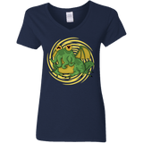 T-Shirts Navy / S Hypnocthulhu Women's V-Neck T-Shirt