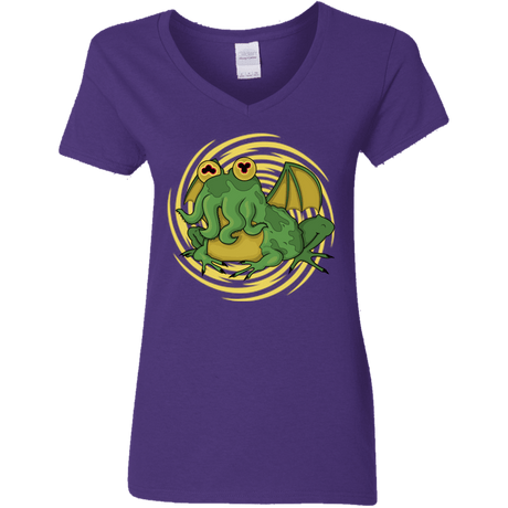 T-Shirts Purple / S Hypnocthulhu Women's V-Neck T-Shirt