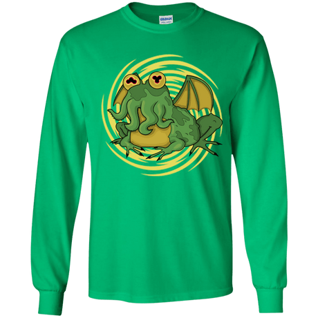 T-Shirts Irish Green / YS Hypnocthulhu Youth Long Sleeve T-Shirt