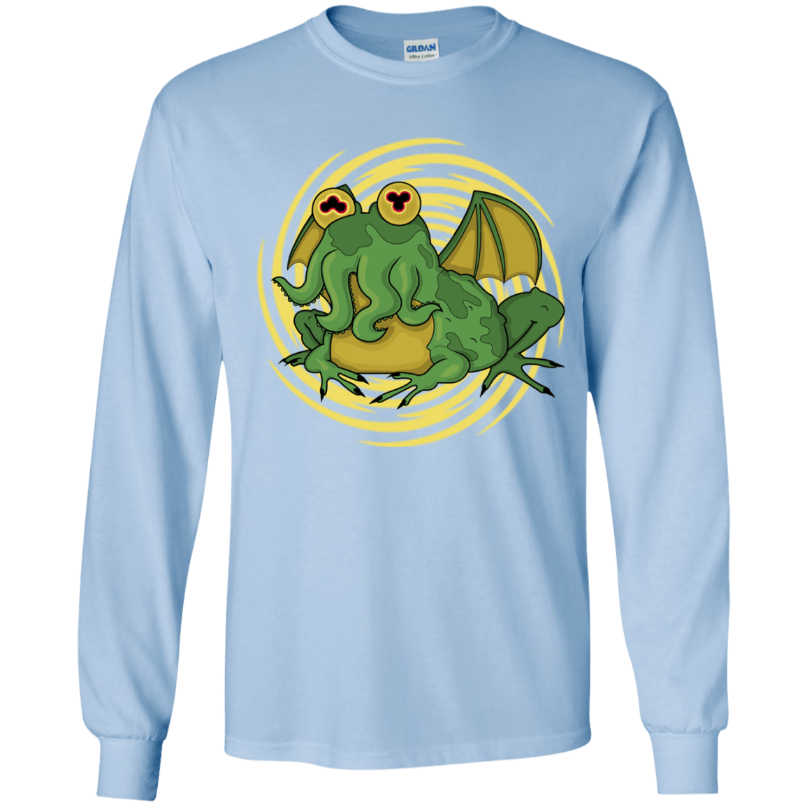 T-Shirts Light Blue / YS Hypnocthulhu Youth Long Sleeve T-Shirt