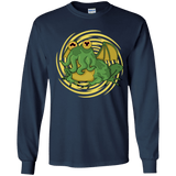 T-Shirts Navy / YS Hypnocthulhu Youth Long Sleeve T-Shirt