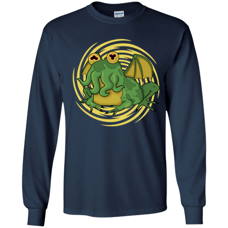 T-Shirts Navy / YS Hypnocthulhu Youth Long Sleeve T-Shirt